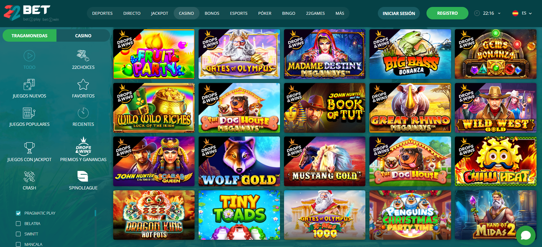 22Bet casino en línea 22Bet casino