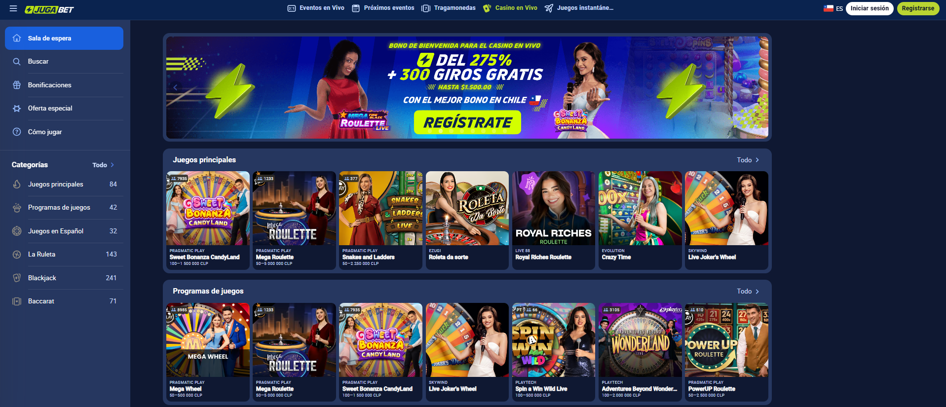 Juegos en la app Jugabet casino Juegos en la app Jugabet