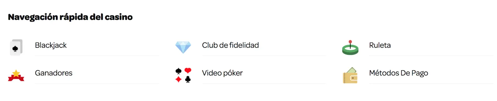 Criterios en casinos online Criterios casino online