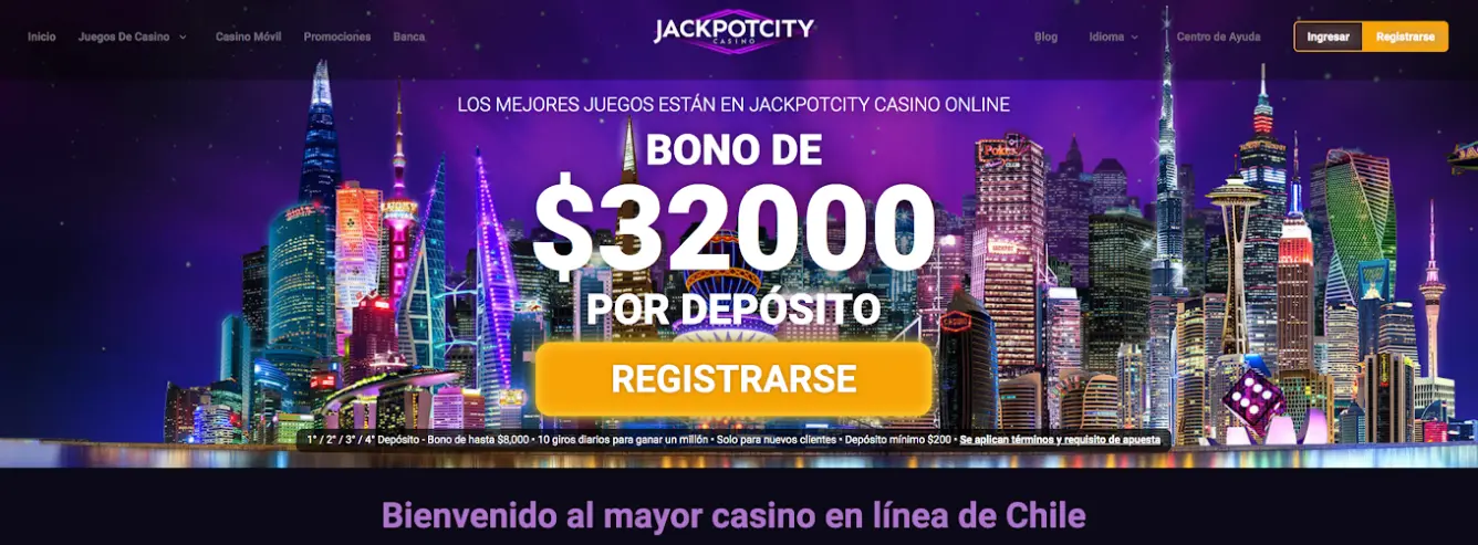 Bono en Jackpot City Bono Jackpot City